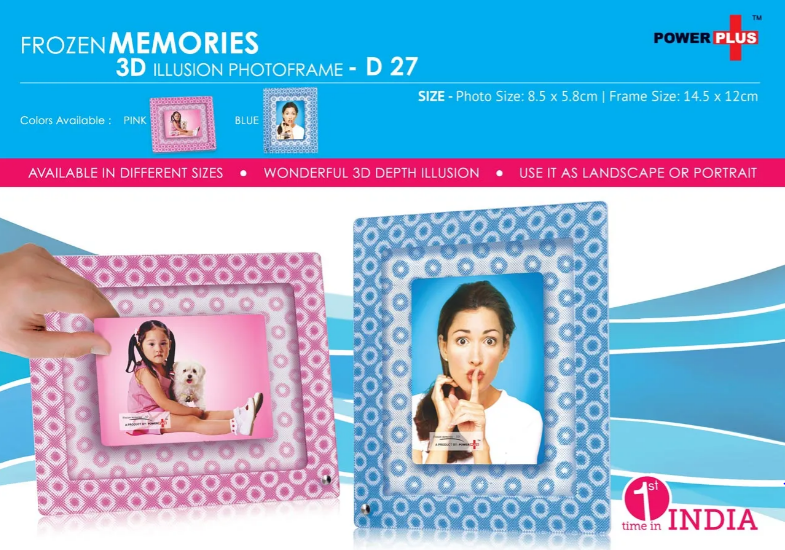 Frozen memories – 3D photo frame (3 x 4)