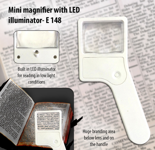 Mini Magnifier With Torch