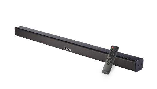 Bluetooth TV Soundbar With Remote | 60W Output | 3D Sound Mode | 3 Eq Presets | Supports HDMI, Optical, Coax, USB & Aux Inputs (BTX5)