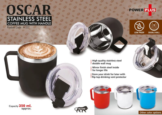 Stainless Steel Coffee Mug With Handle