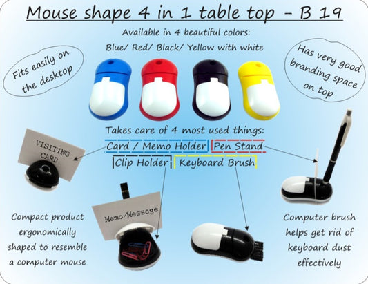 Mouse Shape 4 in 1 Table Top