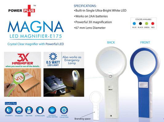 Magna: Magnifier With Lamp Function( With Half Watt LED)