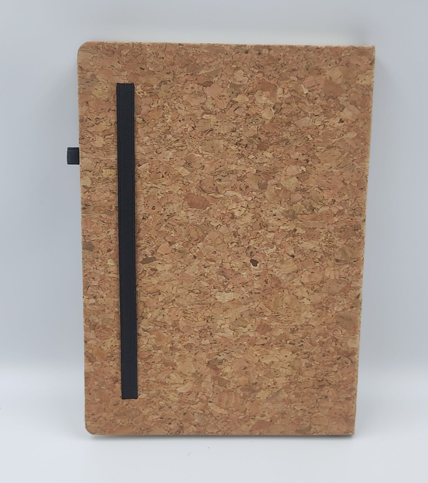 Cork Eco friendly A5 notebook with Hard bound cover and Elastic fastener | With memorandum & Bookmark ribbon | 80 gsm sheets | 160 undated pages