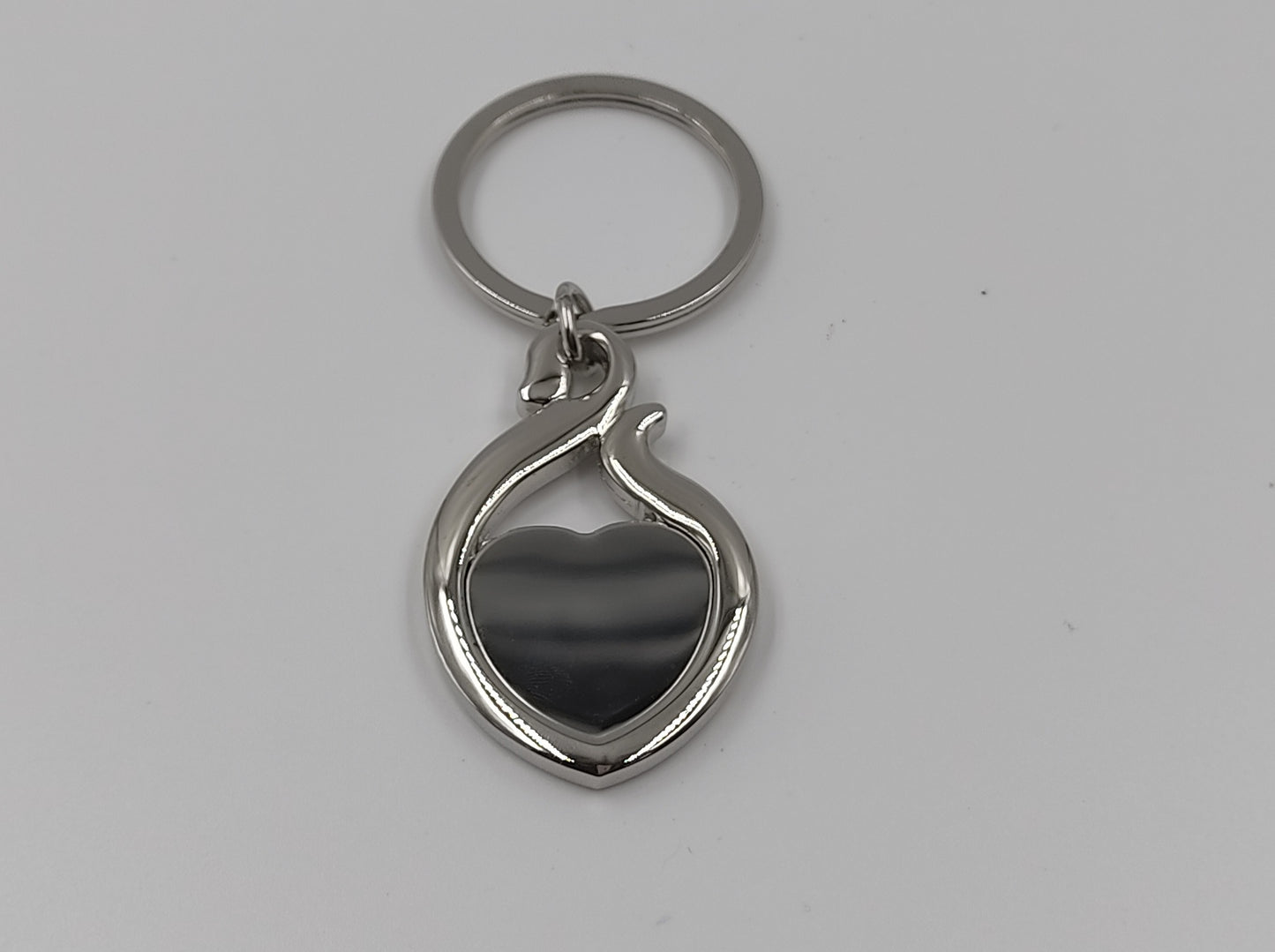 Heart shape metal key chain