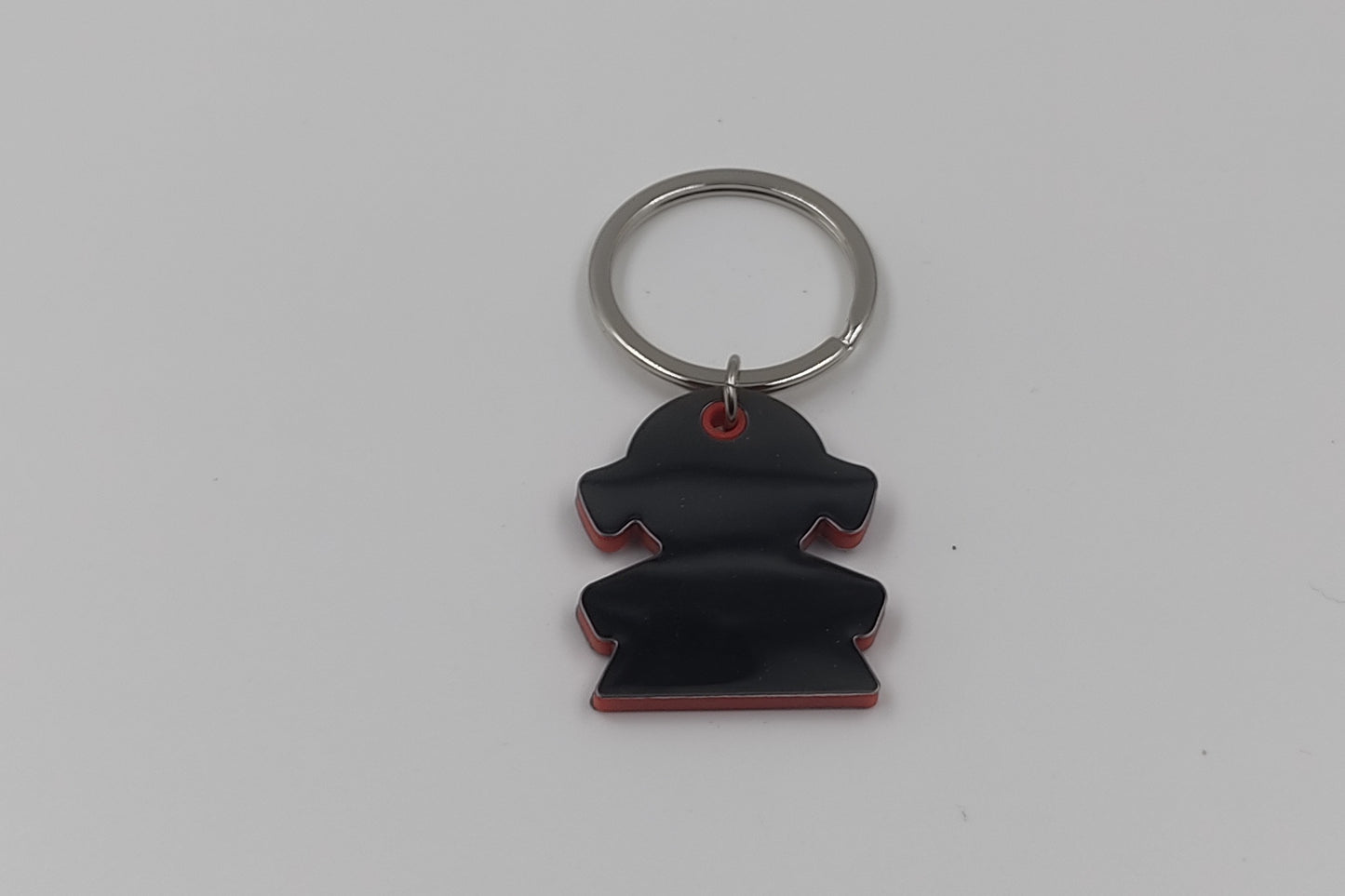 Girl shape keychain with highlights