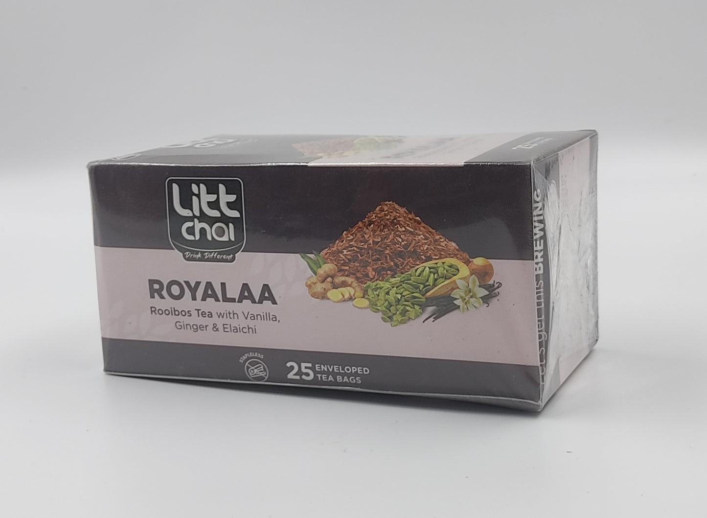 Litt Chai Royalaa Rooibos Tea with Vanilla Ginger and Elaichi 25 Tea bags