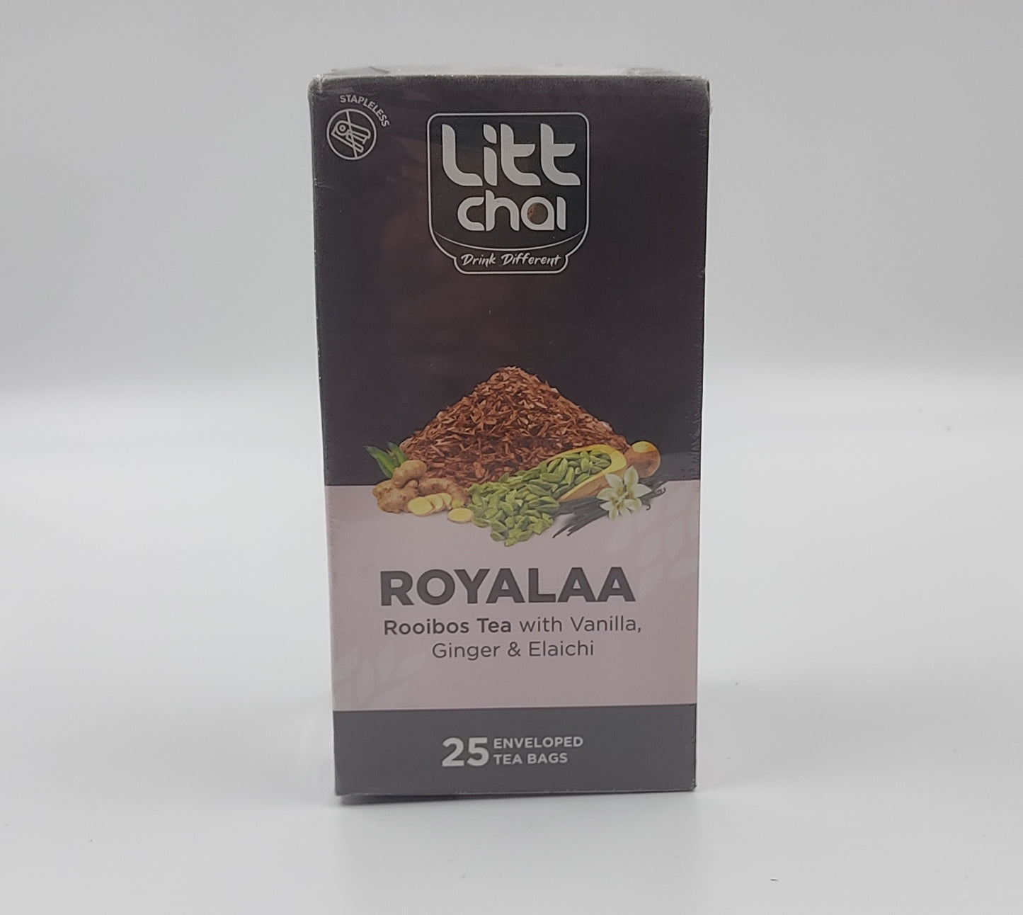 Litt Chai Royalaa Rooibos Tea with Vanilla Ginger and Elaichi 25 Tea bags