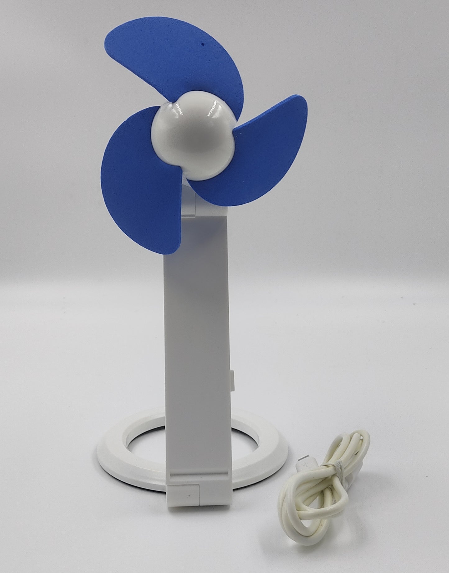 Folding Table USB Fan With Safety Blades And USB Cable