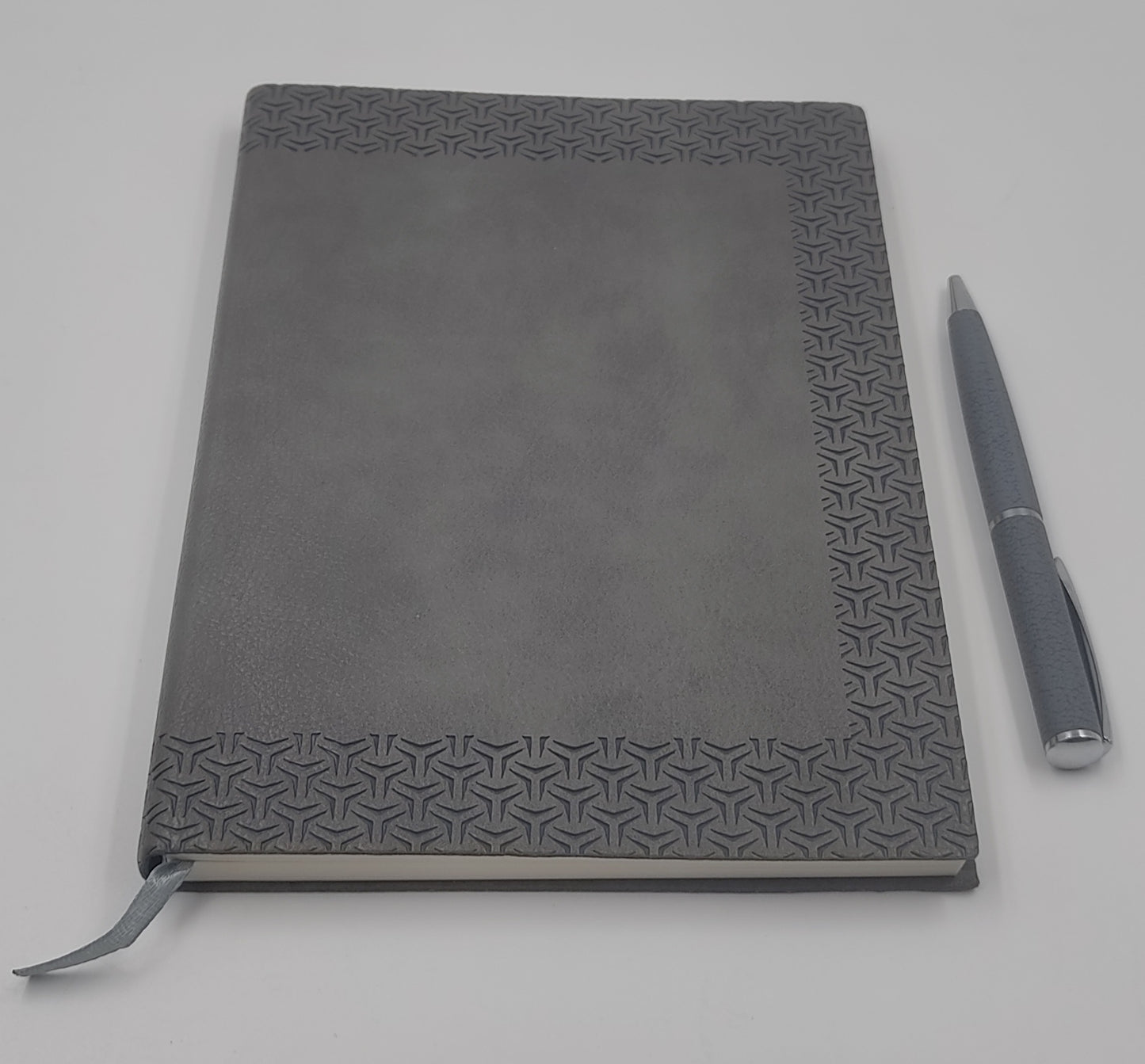 Rolex Notebook With Metal Texture Pen | Gift Set In Black Texture Box