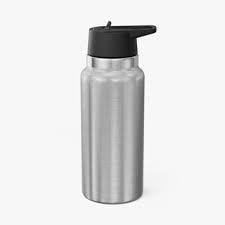 Straight steel bottle Natural | Capacity 750ml approx